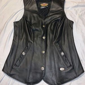 Harley Davidson women’s leather vest